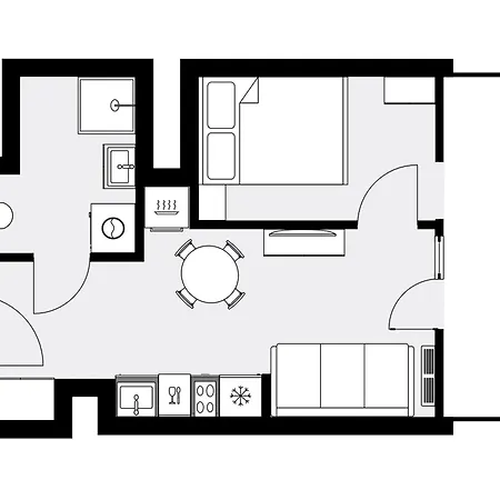 Urban Global Premium - 11th Floor No 23- Air Condition - Balcony - Free Garage