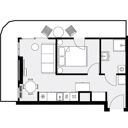 公寓 Urban Global Premium 11th Floor No 23 Free Garage Self Check-in, No Deposit *